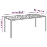  9-dijelni vrtni blagovaonski set s jastucima crni od poliratana | shoptok.hr