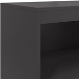  Visoka komoda crna 68,5 x 38,5 x 123,5 cm čelična | shoptok.hr