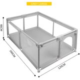 Magic ZC Otroški igralni prostor, velike bazene, brezplačna dostava, siva 120 160cm, (5000239146) | Shoptok.si