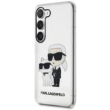 Karl Lagerfeld KLHCS23SHNKCTG za samsung galaxy S23 5G prozoren ovitek z bleščicami - glitter iml nft full bodies | Shoptok.si