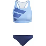 Adidas BIG BARS BIKINI Ženski dvodijelni kupaći kostim, svjetlo plava, veličina