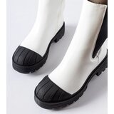Gemre White classic insulated ankle boots Porcigatone | shoptok.hr