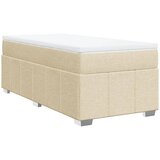 Maison Chic Box spring postelja - Vzmetna postelja z vzmetnico krem 80x200 cm blago SL11348, (21882871) Cene