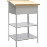 Pavoy Industrijski pisalnik, odprta izvedba, svetlo siva | Shoptok.si