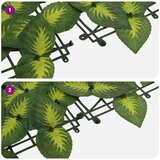  Zaslon za balkon s lišćem Zelena i žuta 600 x 150 cm | shoptok.hr