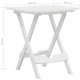  Sklopivi vrtni stol 45,5 x 38,5 x 50 cm bijeli | Eponuda.ba