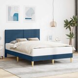  Krevetna konstrukcija s uzglavljem Plava 120 x 200 cm Tkanina | shoptok.hr
