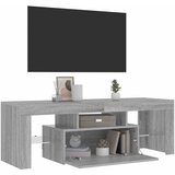  TV ormarić s LED svjetlima boja hrasta sonome 120 x 35 x 40 cm Siva | Shoptok.si
