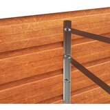  Povišena vrtna gredica boja hrđe 320 x 80 x 45 cm čelik COR-TEN | shoptok.hr