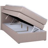 MID.YOU BOXSPRING POSTELJA 90 cm x 200 cm , tekstil, leseni material roza | Shoptok.si