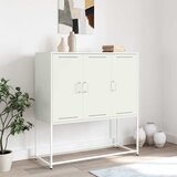  Visoka komoda bijela 100,5x39x107 cm čelična | shoptok.hr