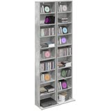 Cd ormar 2 kom. Betonska siva 33 x 23,5 x 175 cm | shoptok.hr