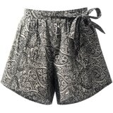 Ayfee Kratke hlače & Bermuda SHORTS CON CINTURA 451-PA26374 Črna Cene