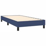  Krevet s oprugama i madracem plavi 100 x 200 cm od tkanine | shoptok.hr