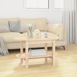 vidaXL Stolić za kavu 80 x 45 x 45 cm od masivne borovine | shoptok.hr