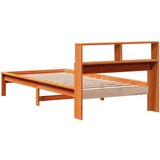  Krevet s regalom za knjige bez madraca 100 x 200 cm od borovine | shoptok.hr