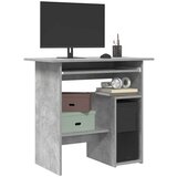 Maison Chic Pisalna miza - pisarniška miza - Računalniška miza betonsko siva 80x45x74 cm iverna plošča, (21785587) | Shoptok.si