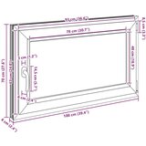 vidaXL podrumski prozor "RISOR" 100x70 cm Okretno-nagibni DIN desni bijeli | shoptok.hr
