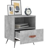  Noćni ormarići 2 kom boja betona 40x35x47,5cm konstruirano drvo | shoptok.hr