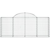  Lučne gabionske košare 8 kom 200x30x80/100 cm pocinčano željezo | shoptok.hr