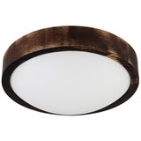  LED plafonsko svetlo OAK SMOKY SLIM LED/20W/230V 4000K prečnik 27 cm hrast/tamno braon | Eponuda.com
