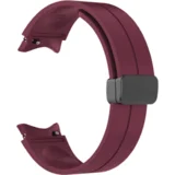 Chameleon Silikonski pašček za uro (20mm) - Clip vinsko rdeč