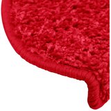  Prostirke za stepenice 10 kom 65x21x4 cm crvene poluokrugle velike | shoptok.hr