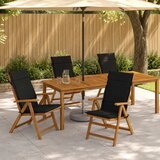  Jastuk za stolac s visokim naslonom GEMERT 6 kom. - Crna (melange) 120 x 50 x 3 cm 6 | shoptok.hr