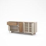 Marckeric Bež/u prirodnoj boji komoda u dekoru hrasta 180x76x45 cm Carpi – | shoptok.hr