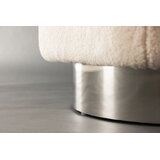 Venture Home puf Newton 38 × 45 cm, bjelkasta | shoptok.hr