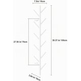 LOFTPLUS stensko kovinsko obešalo 100cm z 11 kavlji | Shoptok.si