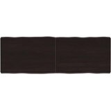 Stolna ploča tamnosmeđa 120x40x(2-6) cm obrađena hrastovina | shoptok.hr