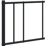 Metalni okvir za krevet s uzglavljem crni 135x190 cm | shoptok.hr