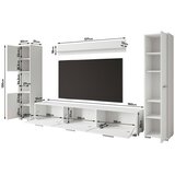 P & B DNEVNI REGAL, barve grafita, bela | Shoptok.si
