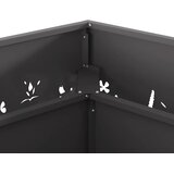  Kamin Crna 60 x 60 x 30 cm Čelik | Eponuda.com