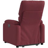  Električni naslonjač na podizanje od tkanine boja vina | shoptok.hr