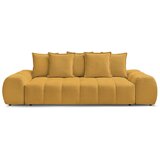 Bobochic Paris Gorčično rumena sedežna garnitura iz šenilje 278 cm Everest – | Shoptok.si