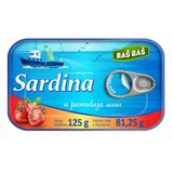 Baš Baš SARDINE U PARADAJZ SOSU 125G Cene