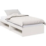  Dnevni krevet s madracem bijeli 100x200 cm puno drvo bor | shoptok.hr