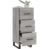 vidaXL Komoda boja hrasta sonome 34 5x34x90 cm od konstruiranog drva | shoptok.hr