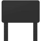 vidaXL Vzglavje z vzglavjem Črna Orehovina 90 cm Konstruiran les | Shoptok.si
