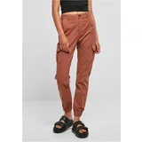 UC Ladies Women's Terracotta Cargo High-Waisted Trousers