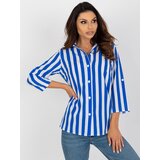 LAKERTA Blouse-LK-BZ-509300.70P-white-blue | Shoptok.si