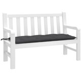 vidaXL Blazina za vrtno klop melanž antracitna 120x50x7 cm blago | Shoptok.si
