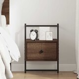 Noćni ormarić zidni boja hrasta 35x30x51 cm konstruirano drvo | shoptok.hr