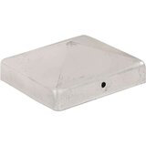 vidaXL Piramidni pokrovčki za stebričke 6 kosov kovina 91x91 mm | Shoptok.si