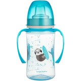 Canpol Exotic Animals otroški lonček z ročaji 6+ m Blue 240 ml | Shoptok.si