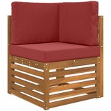  Jastuk za vanjsku sofU 3 pcs boja crnog vina Poliester | shoptok.hr