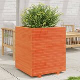 Maison Chic Vrtno cvetlično korito - Cvetlični Lonec voščeno 60x60x72,5 cm trdna borovina, (21790266) | Shoptok.si