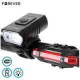 Forever komplet kolesarskih LED luči, polnilna baterija, vodoodpornost BLG-200 | Shoptok.si